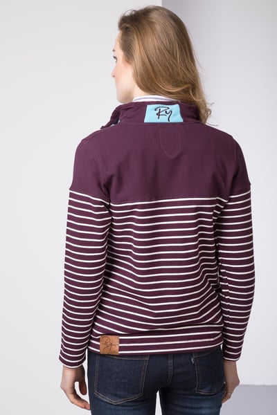 Sweat-shirt Etton II pour femme - Baie/Vanille