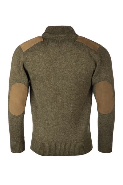 Men's Pheasant Shooting Jumper - Wykeham - Olive Tweed