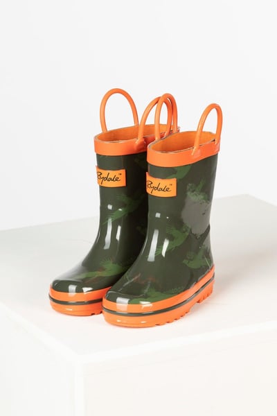Kids Splish Splash Wellies - Pheasant Print