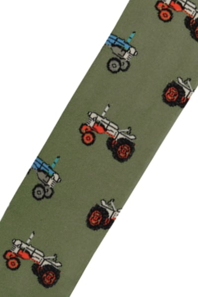 Funky Wellie Sock - Retro Tractor