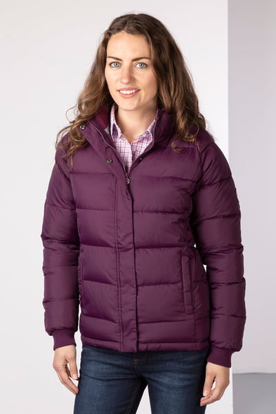 Ladies Puffer Jacket - Wansford - Berry