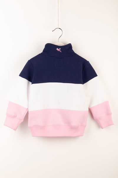 Mini Byland Sweatshirt - Cow Denim/White/Sorbet