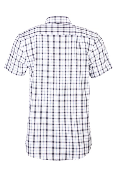 Men's Short Sleeve Country Shirt - Haworth Dark Navy/Blue