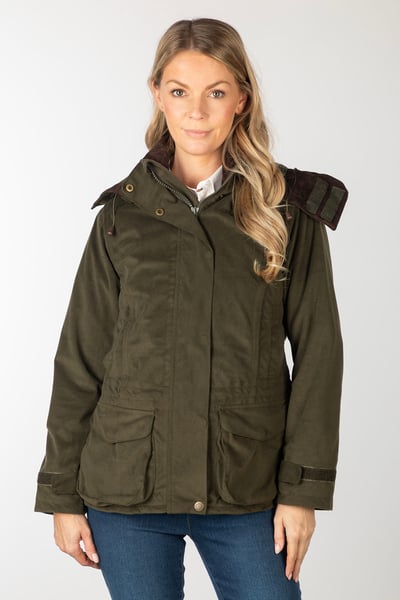 Ladies Shooting Jacket - Danby II - Dark Olive