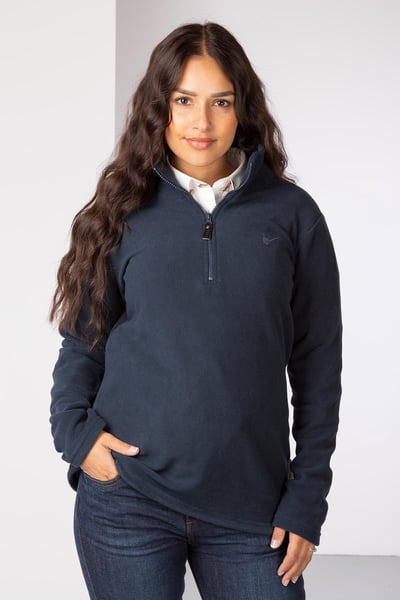 Ladies Kelk Overhead Pheasant Fleece - Navy