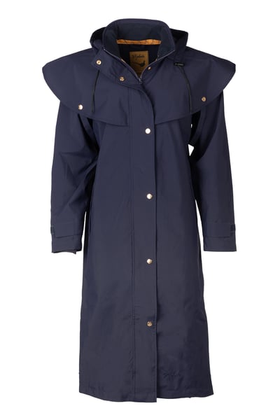 Ladies Full Length Coat - Bramham - Dark Navy