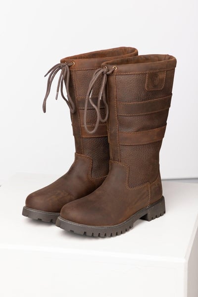 Ladies Mid-Calf Boots - Tullymore - Dark Brown
