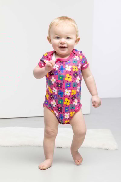 Baby Bodysuits (2 Pack) - Petal Pink