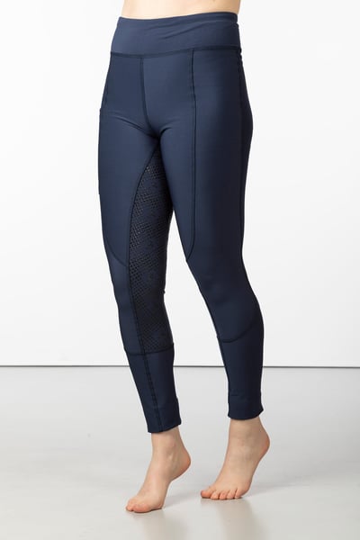 Ladies Riding Tights with Phone Pocket - Askwith II - Navy