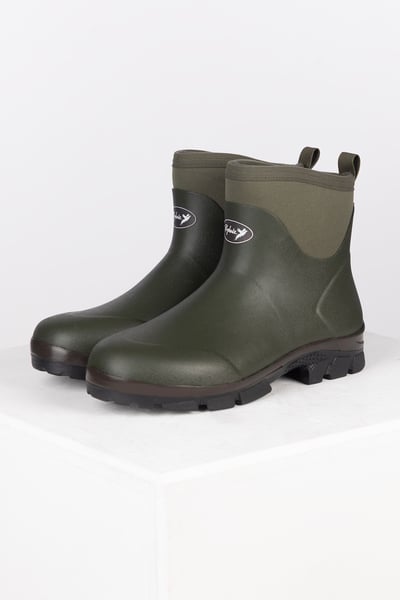 Men's Short Welly Boot - Lisset - Olive