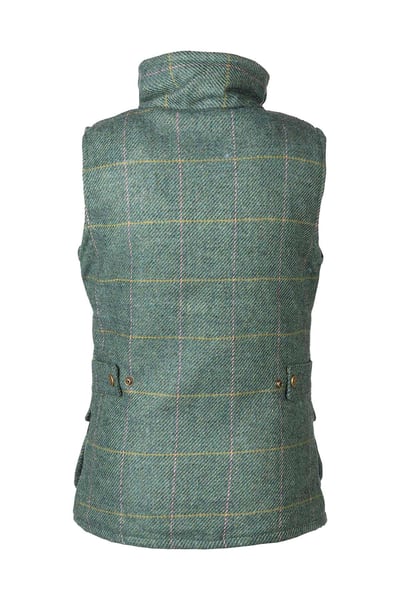Weste aus Tweed für Mädchen - Denim-Tweed