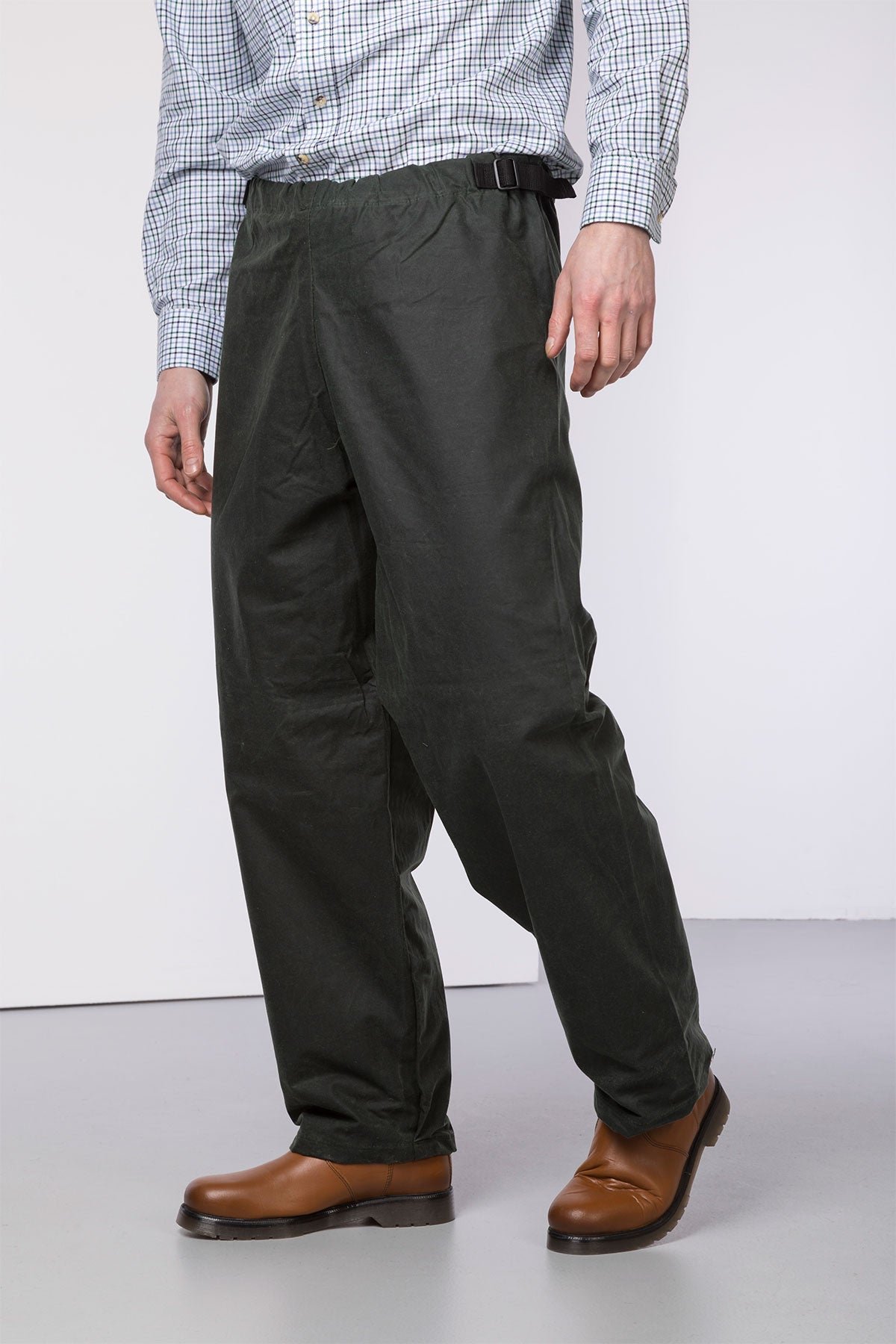 Mens Waterproof Wax Cotton Overtrousers UK | Rydale