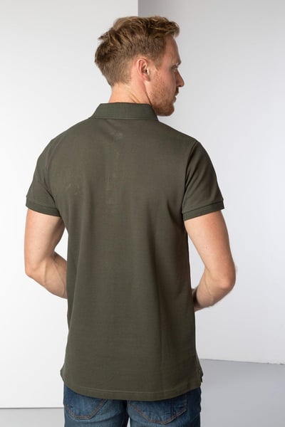 Men's Fordon III Emblem Polo Shirt - Khaki