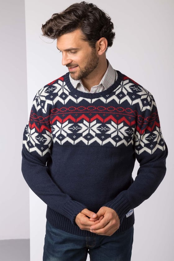 Pull de Noël country homme | Rydale Royaume-Uni