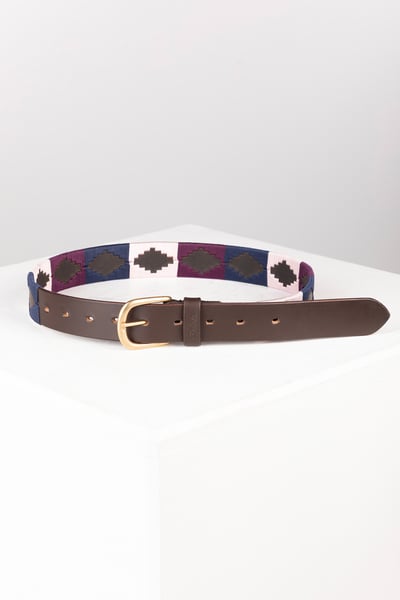 Polo Belts - Askwith - Navy/Sorbet/Berry