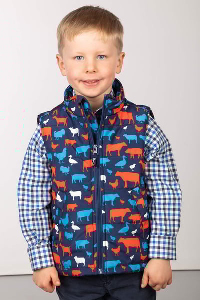 Toddler Padded Splash Gilet - Farmyard
