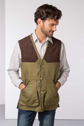 Mens shooting gilet sale on sale