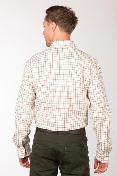 Men's Country Shirt - Lockington - Lockington Wine/Olive