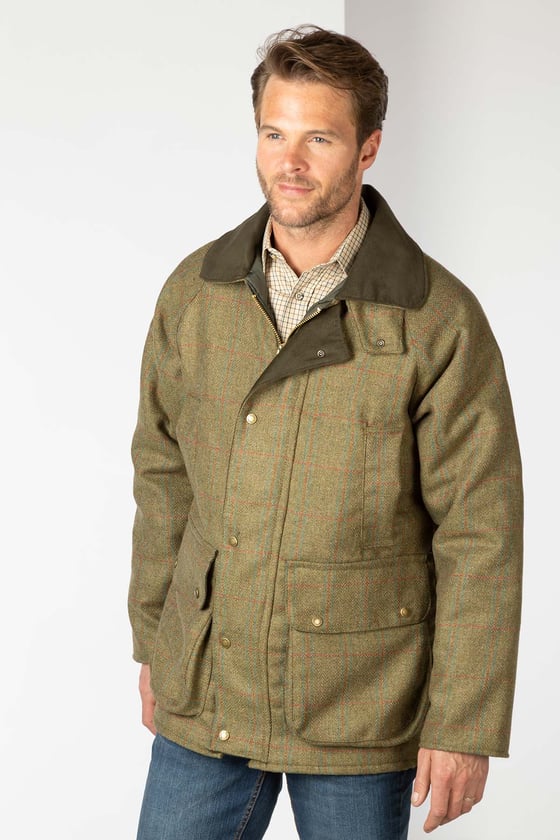 Tweed-Jacke für Herren DE-BE | Derby-Jagdmantel | Rydale