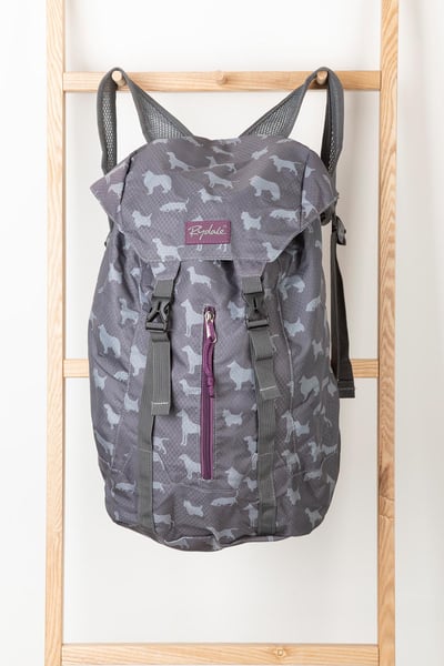 Pack & Go Rucksack - Multi Dog Grey