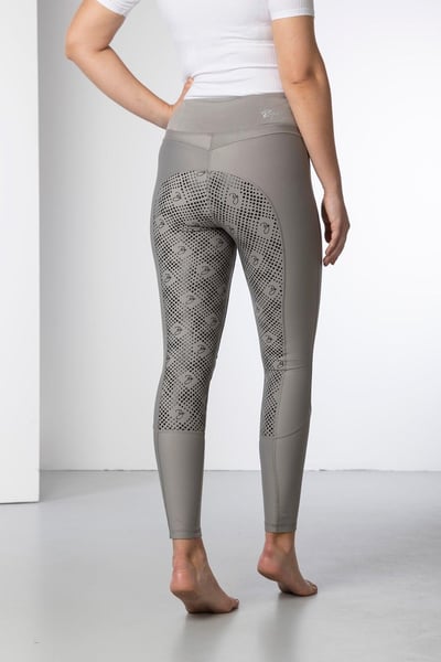 Ladies Riding Tights - Silver