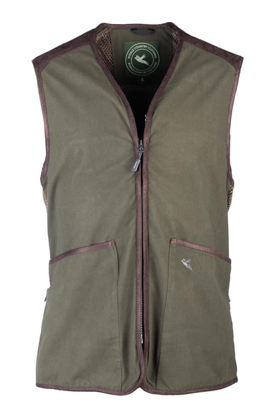 Men's Shooting Vest - Danby - Olive
