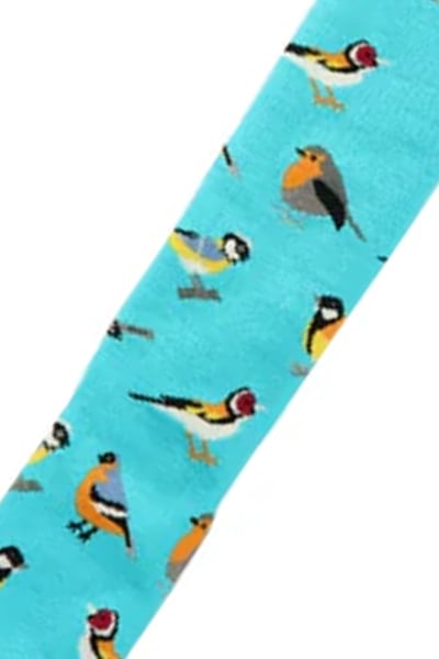Funky Wellie Sock - Garden Birds
