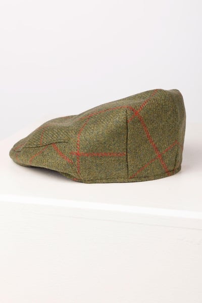 Derby-Tweed-Schiebermütze für Herren - Danby - Scampston-Tweed