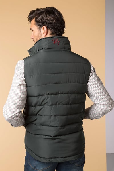 Men's Padded Gilet - Ripley II - Dark Forest