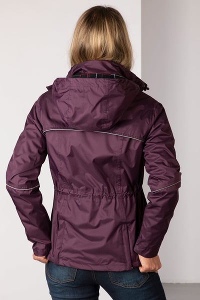 Ladies Short Riding Coat - Askwith - Dark Berry