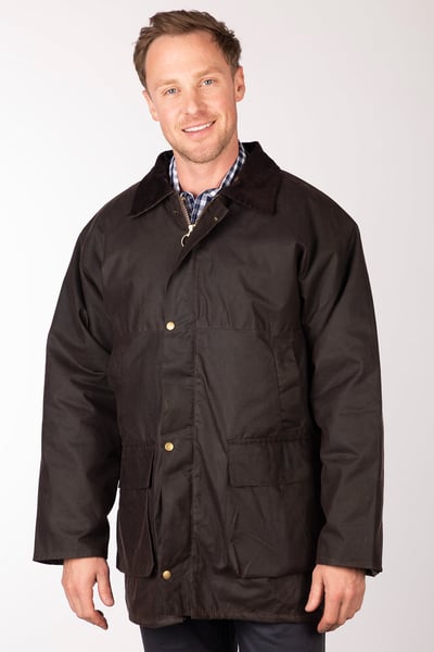 Men's Classic Wax Jacket - Brown