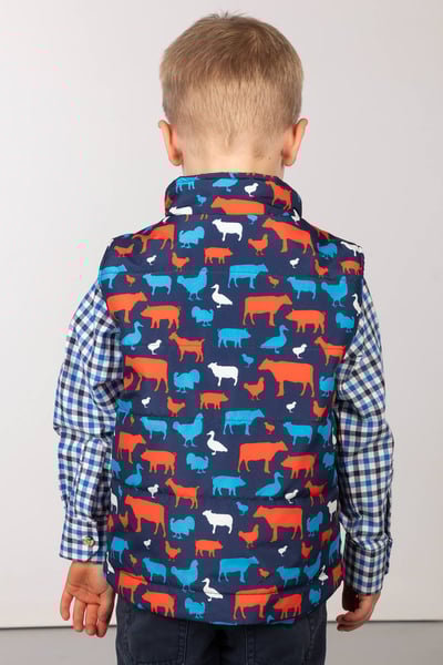 Toddler Padded Splash Gilet - Farmyard