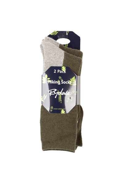 Wandersocken für Herren – Aike – 2er-Pack - Khaki