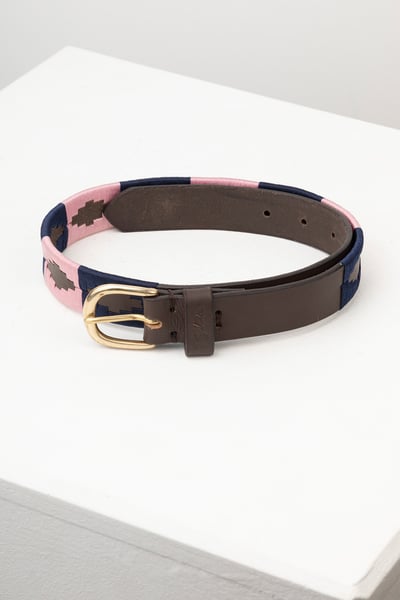 Ceintures Polo Junior - Askwith - Marron/Marine/Sorbet