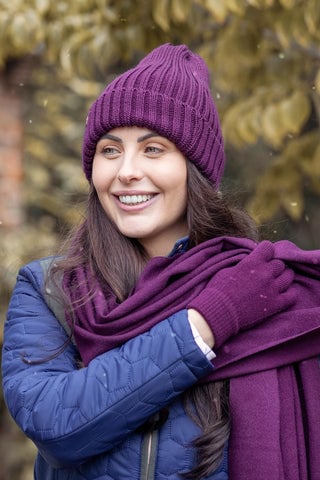 Ladies Hat, Scarf & Glove Combo