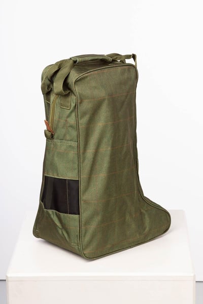 Wellington Boot Bags - Olive Tweed