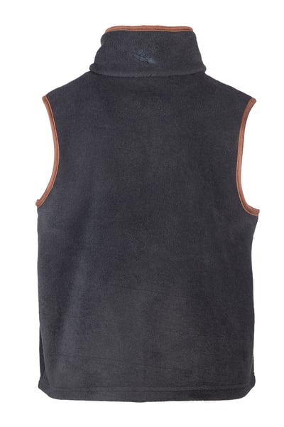 Junior Fleece Waistcoat - Huggate - Tractor Ink/Green