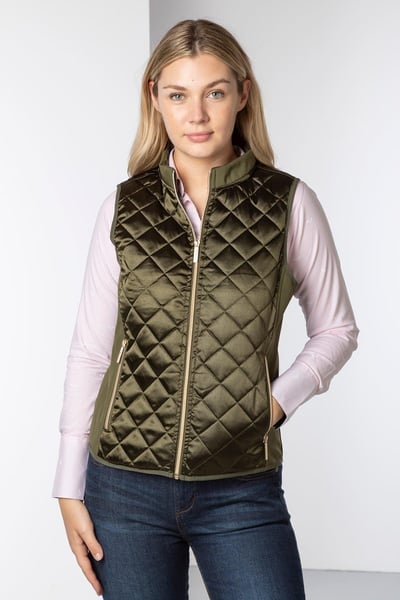 Ladies Hybrid Gilet - Askwith - Khaki