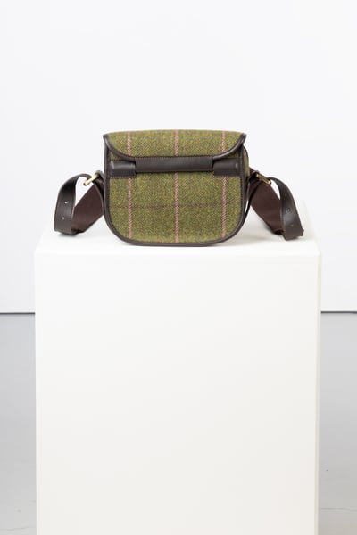 Tweed Cartridge Bag - Danby - Dark Green