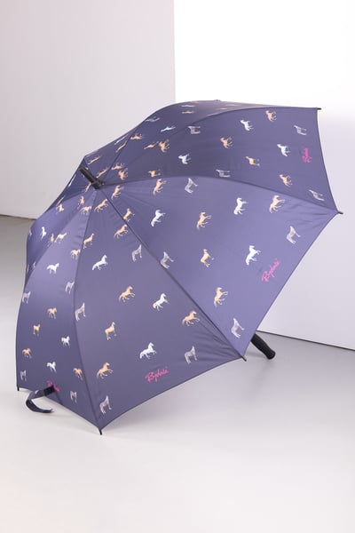Large Umbrella - Horse Navy