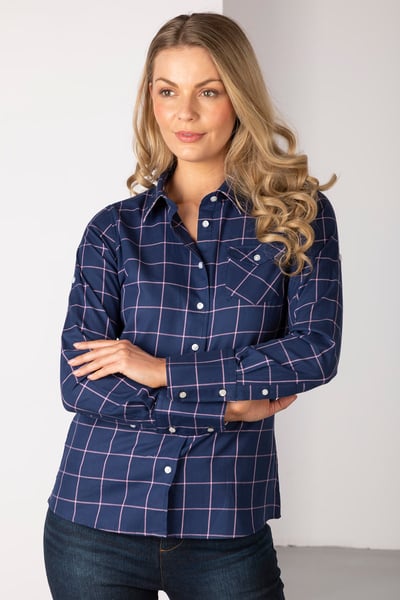 Damen Hannah Country Shirt - Laura Tweed - Laura Kleine Marine