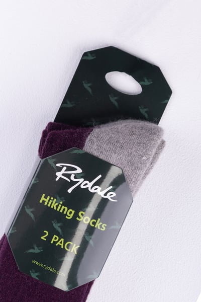 Ladies Hiking Socks - Atwick - 2 Pack - Dark Red
