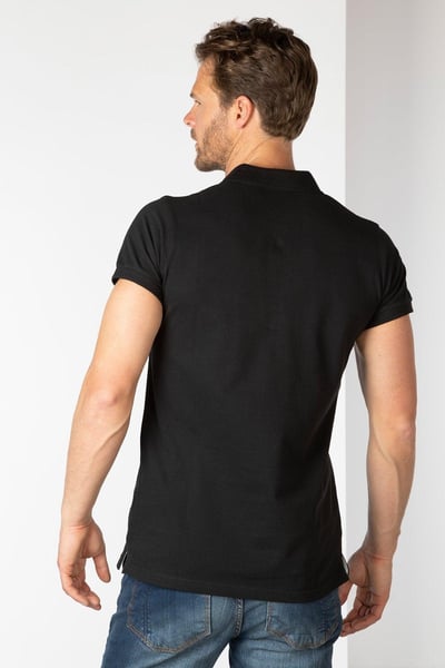 Fordon IV Poloshirt für Herren - Schwarz
