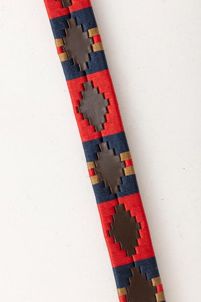 Polo Belts - Askwith - Red/Navy/Gold