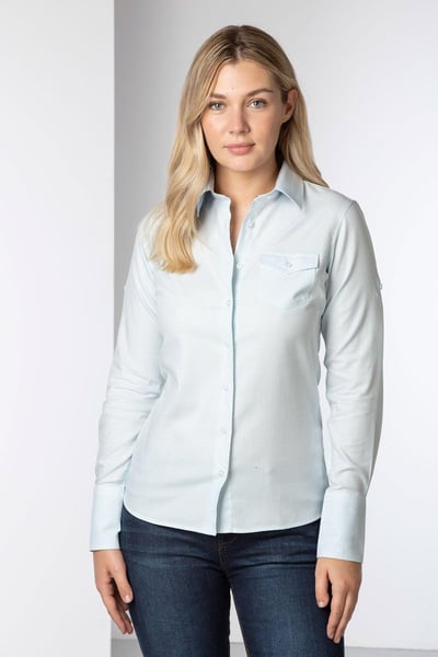 Damen Hannah Country Shirt - Ava - Blau