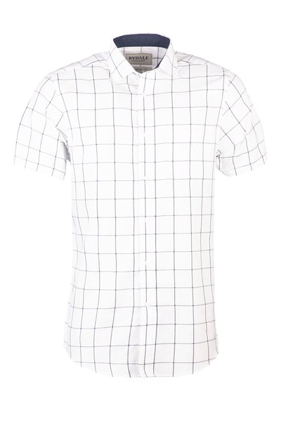 Men's Short Sleeve Country Shirt - Ilkley Dark Navy