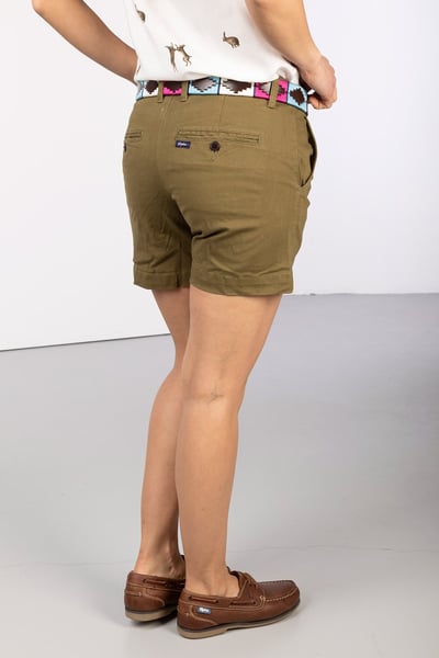 Ladies Twill Shorts - Ella - Khaki