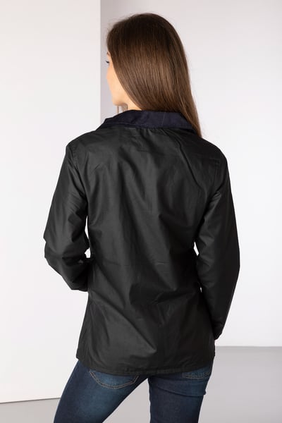 Ladies Wax Jacket - Cawood - Navy