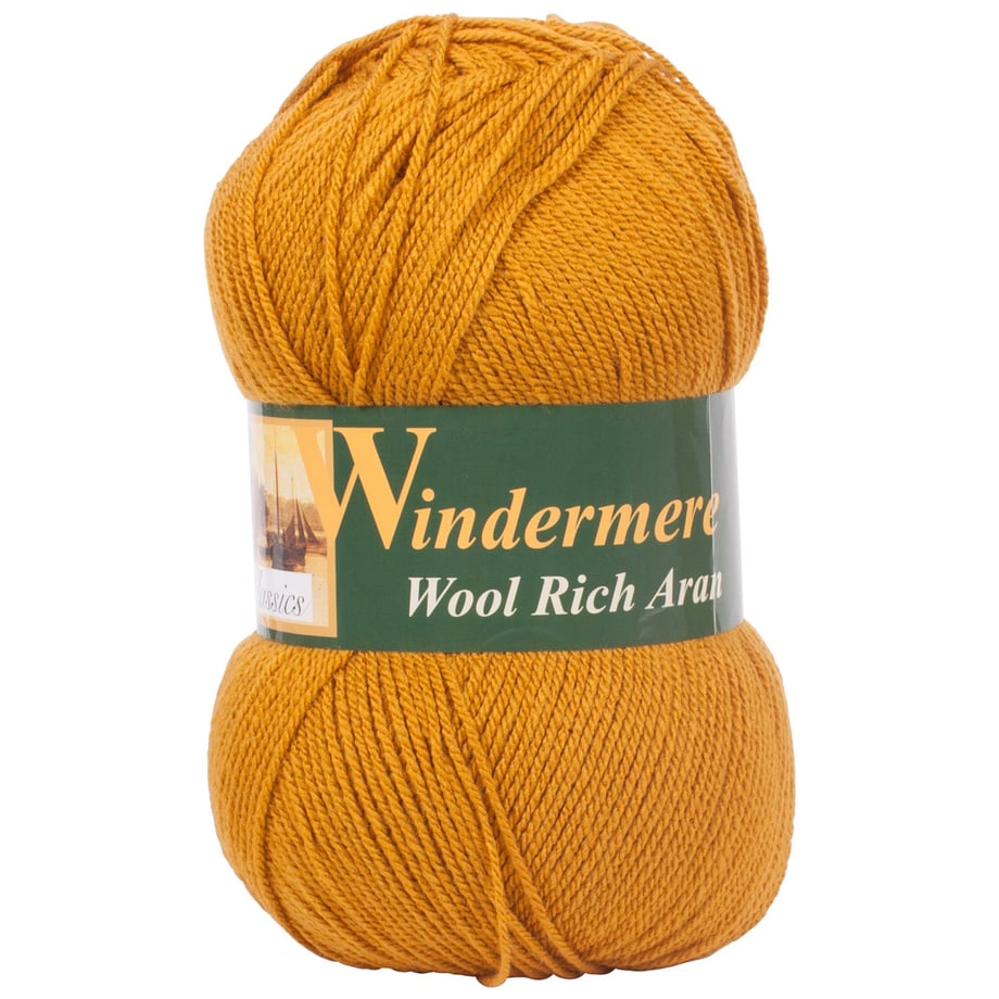 Loweth Windermere Wool Rich Aran Yarn 400g UK