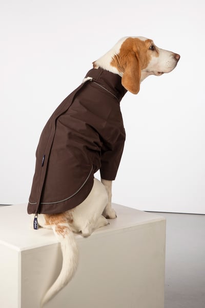 Dog Raincoats - Yapham - Dark Brown
